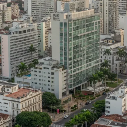 vista aerea de predios na cidade de belo horizonte