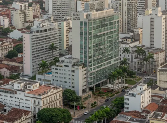 vista aerea de predios na cidade de belo horizonte